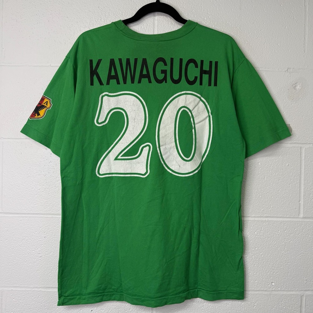 adidas Japan KIRIN National Team Kawaguchi Soccer Jersey 90s Vintage Green L JFA